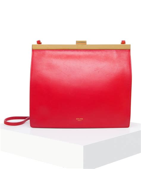 celine clasp medium size|celine crossbody bag.